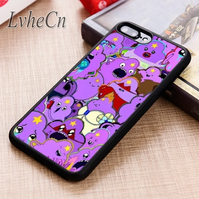 

LvheCn Adventure Time Funny Lumpy Space Princess phone Case cover For iPhone 6 6S 7 8 X XR XS maxS SE Galaxy S6 S7 S8 S9 Plus