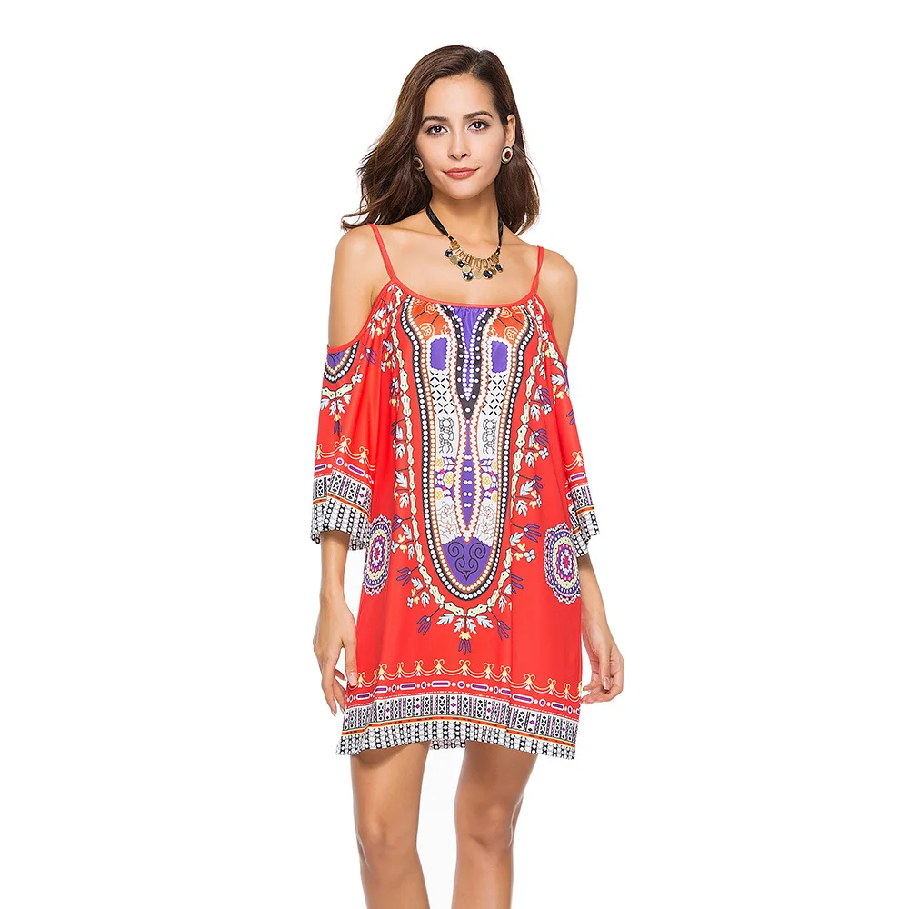 2018 Women'S Fashion Summer Dresses Beach Sling Dress Amazon Aliexpress