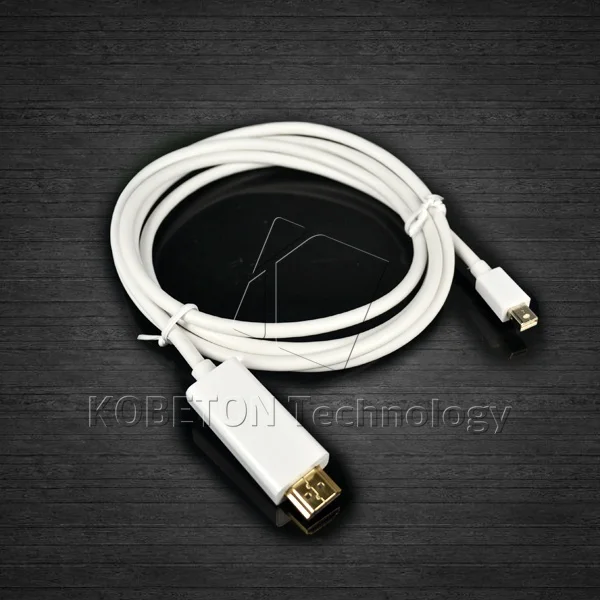 Kebidu 1 8 м/6 футов интерфейс Thunderbolt мини дисплей DP HDMI штекер Кабель адаптер конвертер