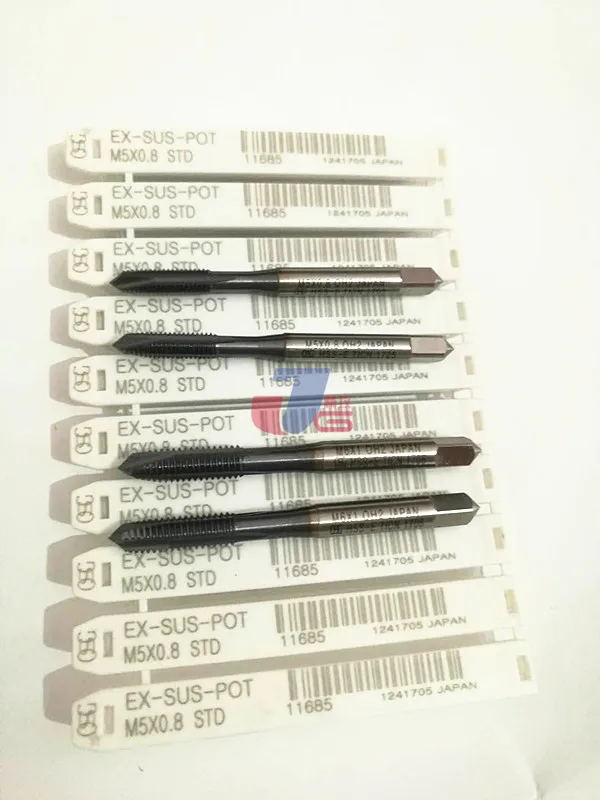 

5PCS Japan OSG YAMAWA coating EX-USU M3 M4 M5 M6 M8 10 M12 screw Thread Tap special stainless steel wire tapping