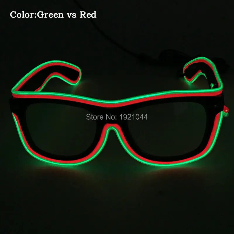 green red