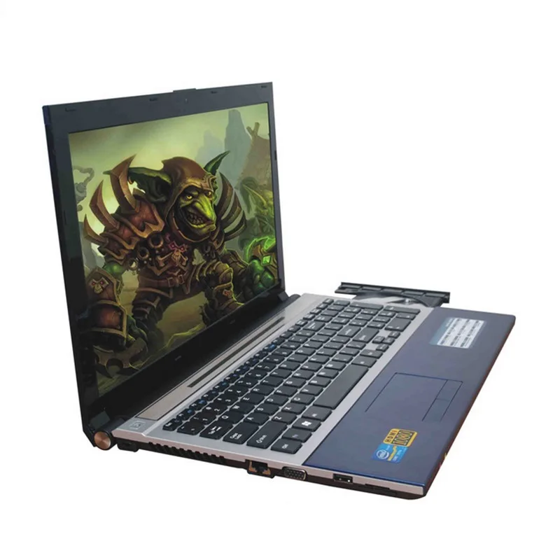 15 6 &quotигровой ноутбук Windows 7/10 8 ГБ ОЗУ 750 Гб HDD DVD Быстрый ПК металлический бизнес