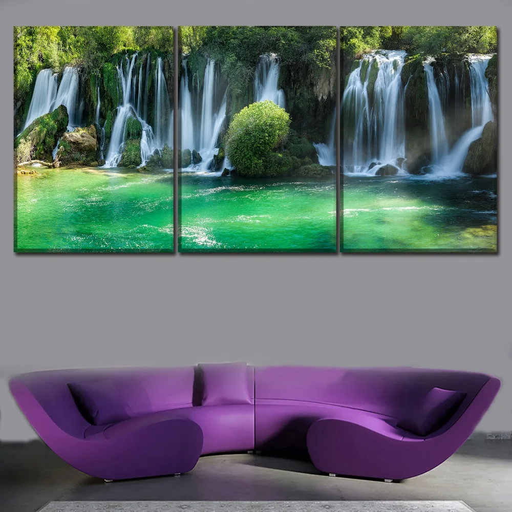 Canvas-Printing-Type-Modular-Painting-Decor-Framework-3-Panel-Nature-Kravice-Waterfalls-Wall-Art-Poster-For (1)