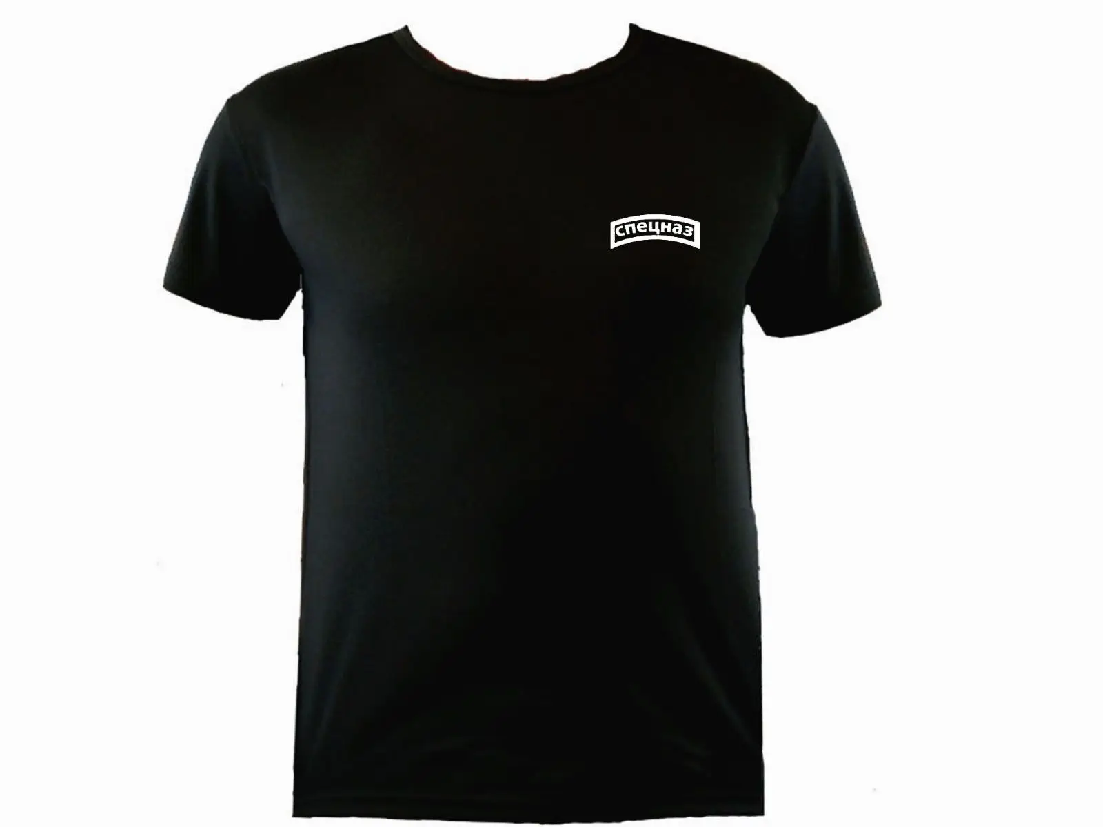 

Russian special forces Spetsnaz Cyrillic sweat proof polyester t-shirt hip hop t shirt men