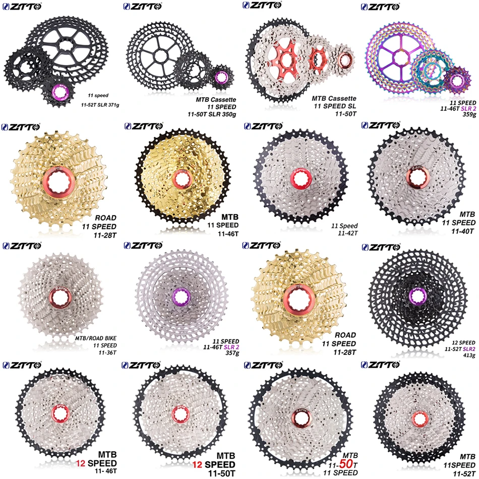 Ztto велосипед cassete 11 velocidade маховик 11/12 скоростная кассета 28-52T Звездочка MTB дорожный велосипед Звездочка Шестерня велосипедные аксессуары