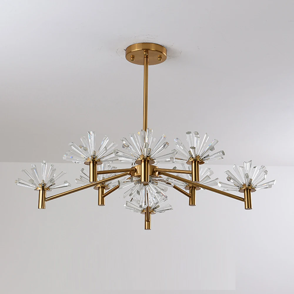 Bigman lustre design Современная хрустальная люстра лампа Золотой kronleuchter светодиодный cristal Домашнее освещение и освещение магазина