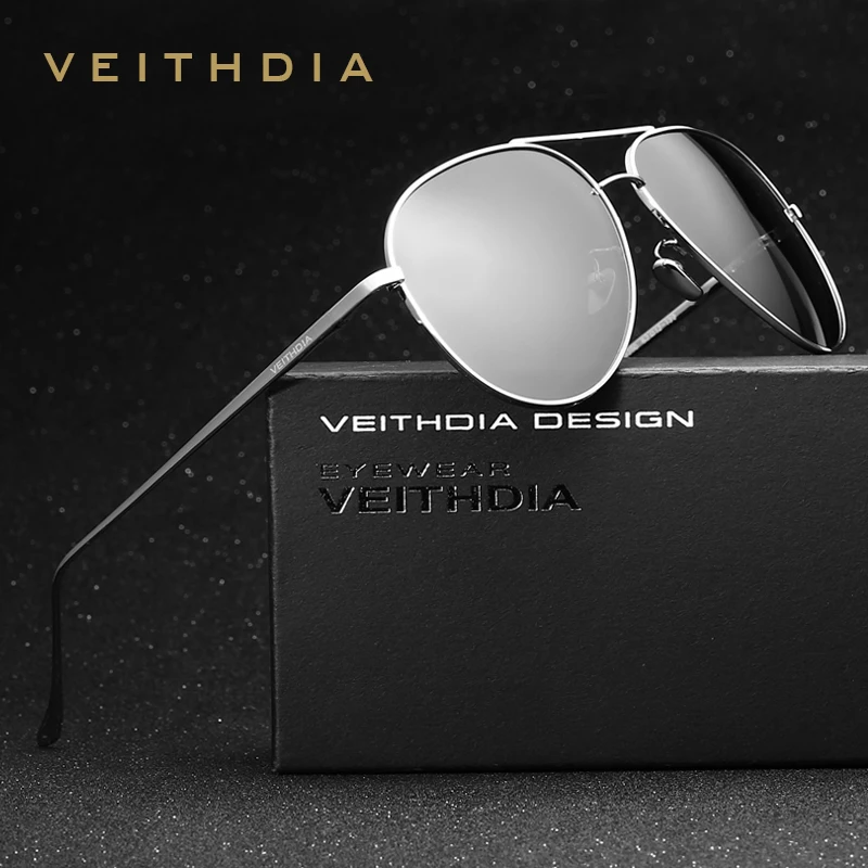 Солнцезащитные очки унисекс VEITHDIA модные брендовые для вождения с