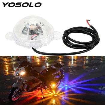 

YOSOLO Motorcycle Lighting Atmosphere Lamp Moto Chassis Light LED Atmosphere Lamp Motorbike Flash Strobe Light