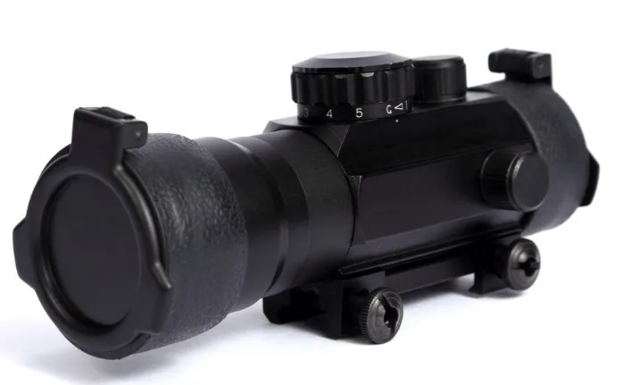 

Tactical Aiming Red Green Dot Reflexible Rifle Scope 2x42 Magnification Sight