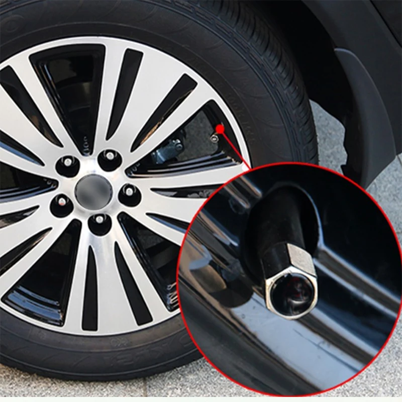 Анти-Вор 1 комплект автомобильные шины для колес колпачки болты автомобильные аксессуары для логотип GTR значок для Toyota, Nissan, Volvo Suzuki Renualt джип