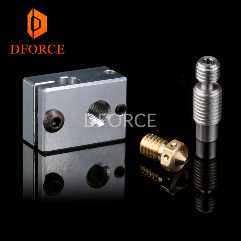 DFORCE Высокое качество 3D принтер нагреватель Блок для сенсорных картриджей + сопло