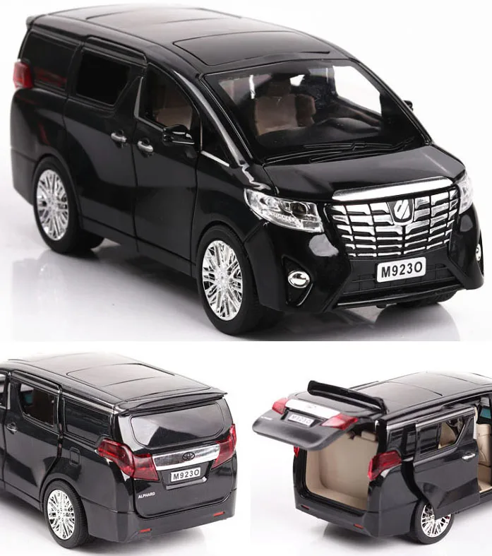 1:24 игрушечный автомобиль отличная TOYOTA Alphard MPV Автомобильная игрушка сплав Diecasts
