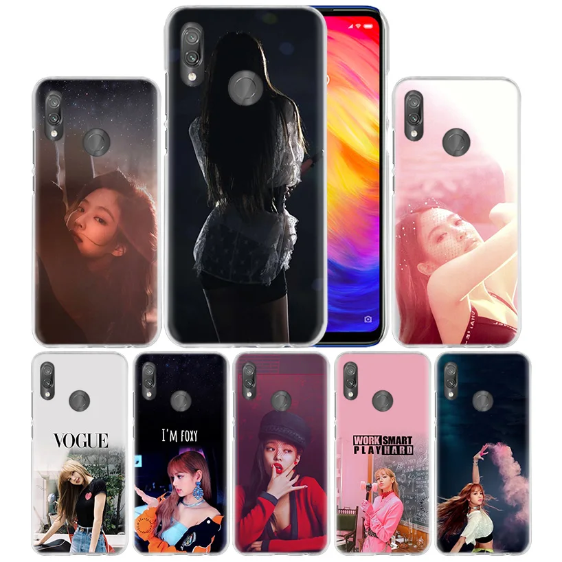 

Jennie Sexy Girl Case for Xiaomi Redmi Go Note 7 6 6A Pro S2 5 5A 4X Mi A1 A2 9 Mix 3 5G 8 lite Play F1 Hard PC Phone Cover Capa