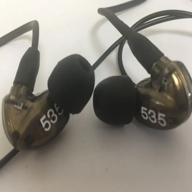 Skup Wysyłka w 48 godzin marka SE535 odpinany zestaw słuchawkowy stereo Hi fi SE 535 w ucho słuchawki oddzielny kabel z pudełkiem VS SE215