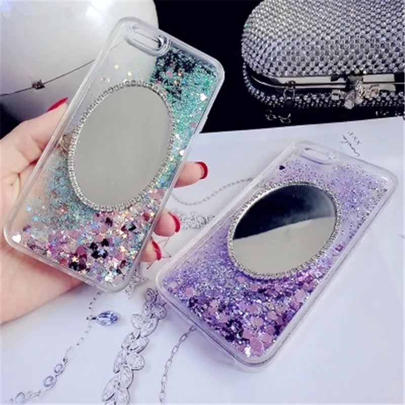 Мягкий чехол для телефона LaMaDiaa xiaomi Redmi 7 6 6A 5 Plus Note Pro MAX 3 5X 6X Rhinestone diamond Mirror liquid sand| |