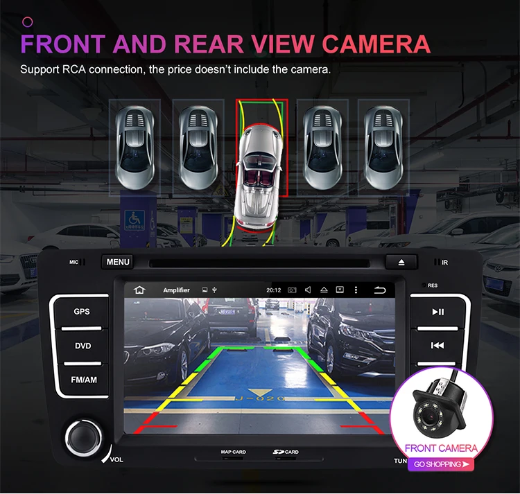 Clearance Isudar 2 Din Auto Radio Android 9 For SKODA/Yeti/Octavia 2009 2010 2012 Quad Core RAM 2G Car Multimedia Video DVD Player GPS DVR 14