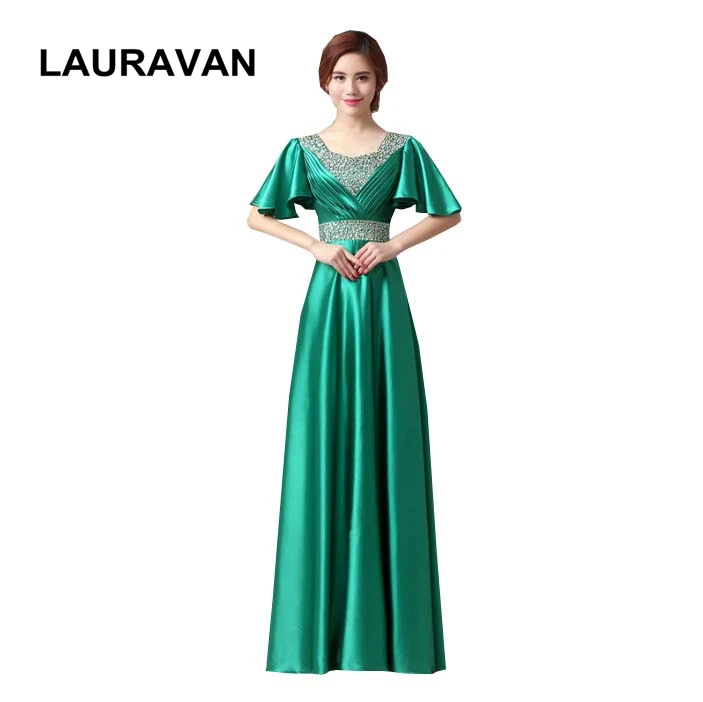 real photo women green occasion dresses bridesmaid gown woman long