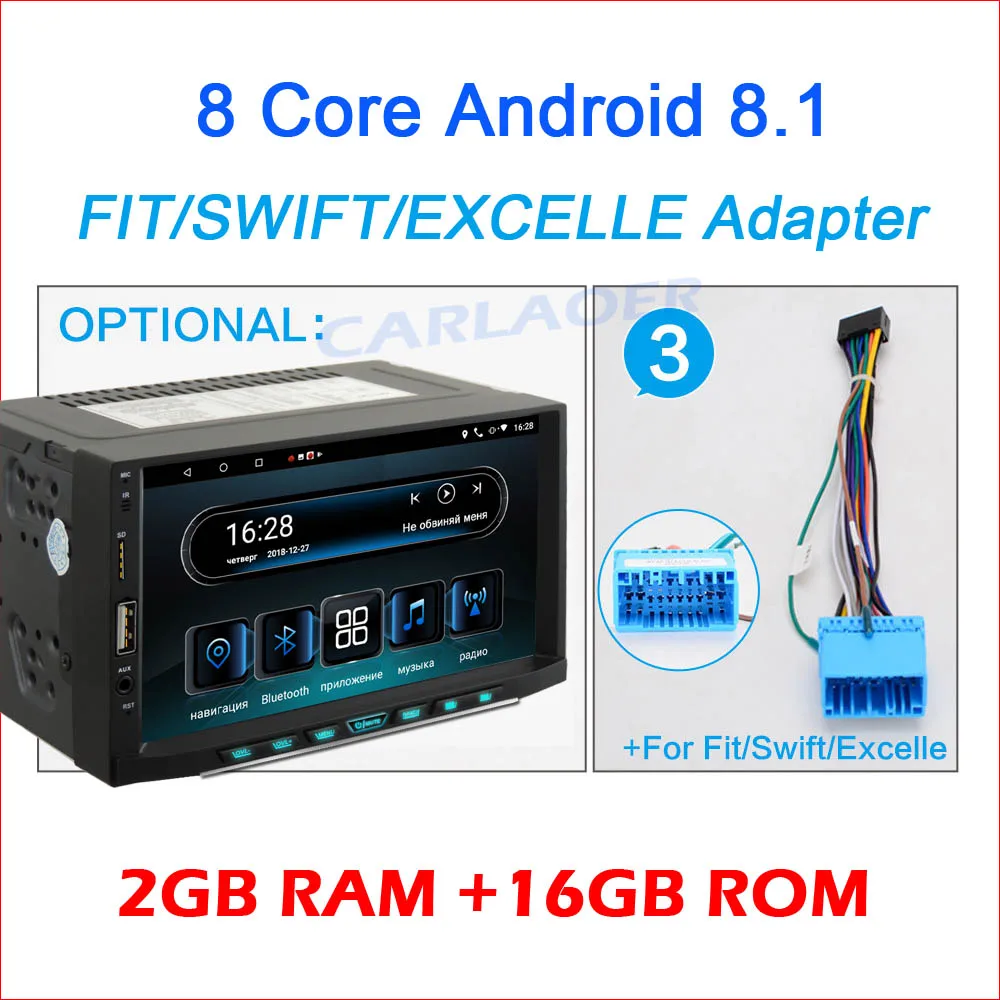 Sale Car Android 8.1 4G RAM 2 Din radio Multimedia Video Player Universal auto Stereo GPS IPS screen For Nissan Hyundai Kia toyata VW 38
