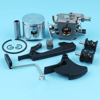 

38mm Piston Carburetor Throttle Choke Rod Lever AV Buffer For HUSQVARNA 36 136 136LE 137 137E Chainsaw OEM# C1Q-W29E/530069944