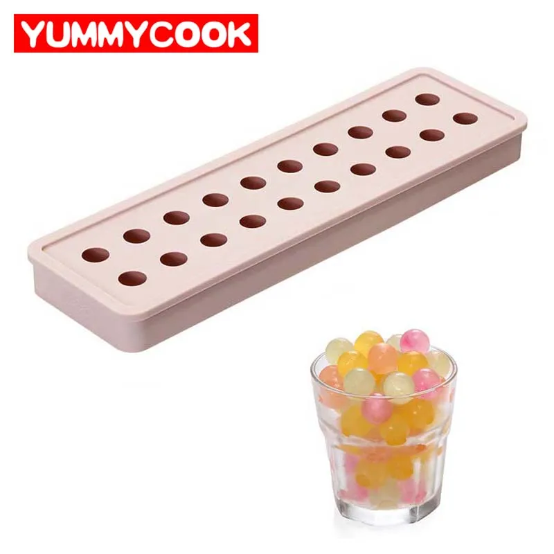

20 Cavity Whiskey Small Round Ball Shape Ice Tray Mold Ice Cream Tools Kitchen Gadgets Dining Bar Accessories Supplies