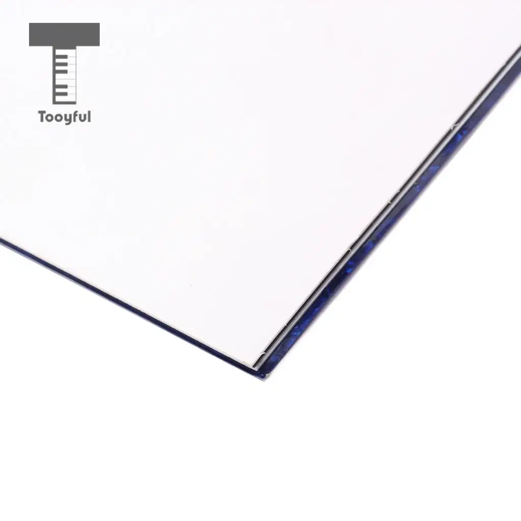 Tooyful Finest PVC 3 Ply Guitar Bass Pickguard Blank Material Scratch Plate Sheet Guitar Protector Decoration