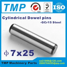 20 pieces/Lot 7x25mm Locating Pins/Dowel pins/7mm Cylindrical position pins-TLANMP Material:Steel GCr15