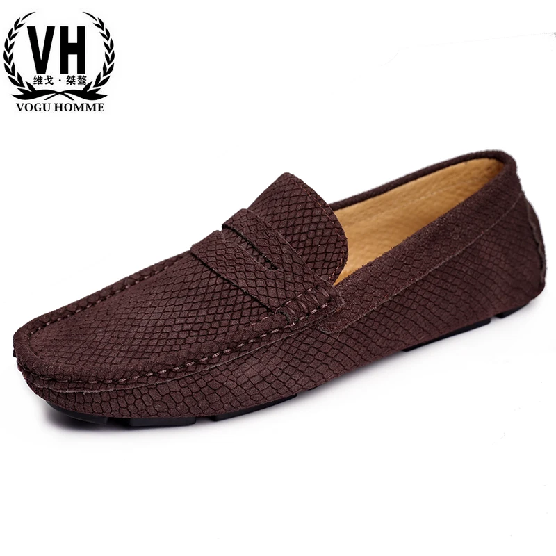 

17 autumn Style Men's sailing shoes, foot shoes, soft face, breathable leather shoes, fish scales, pedal, Doudou driving