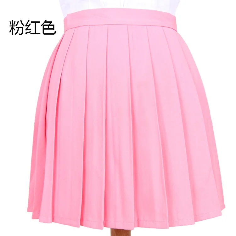 Японская плиссированная юбка Cos Macarons с высокой талией, женские юбки, женские юбки Kawaii, Женская Корейская одежда Harajuku для женщин
