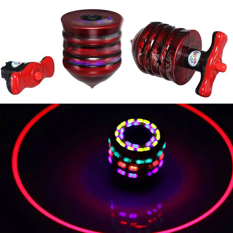 Hot LED Flashing music wood fashion colorful mixed deliver SUPER GYRO