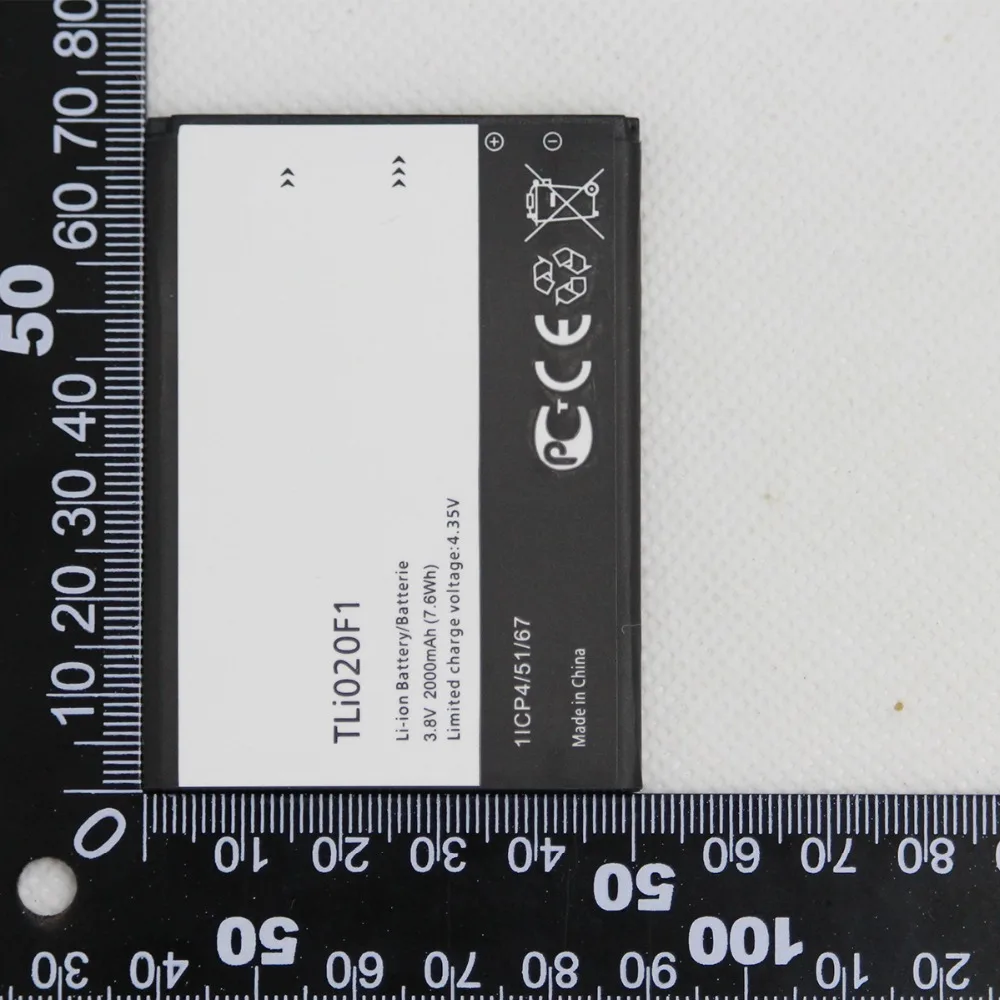 Новинка 100% года батарея TLI020F1 2000 мАч для TCL J720T J726T Alcatel One Touch Pop 2 5042d C7 7040 стандартная