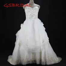Wedding Dress 2017 Sweetheart Embroidery Flower Bridal Dresses vestidos de noiva robe de mariage Custom made Wedding Dresses