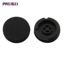 Preisei botão de chave de silicone preto, substituições de borracha para chave remota peugeot 406