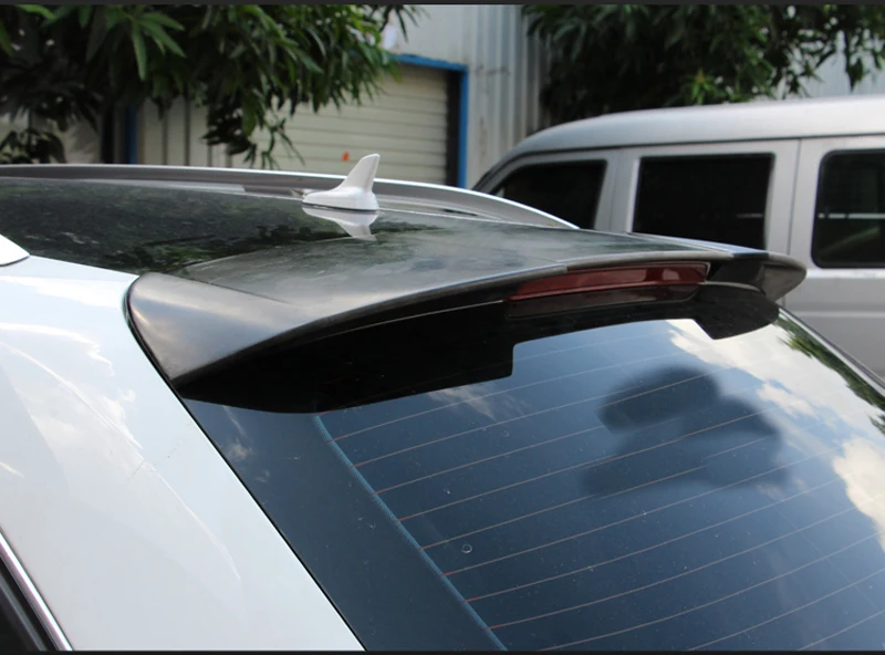 PU материал неокрашенное заднее крыло багажник задний спойлер крыло для Audi RS4 B8 хэтчбек путешествия издание 2012
