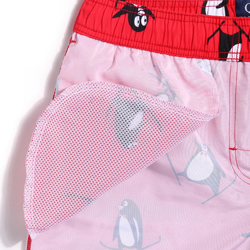 Couple's Beachwear Quick Dry Polyester Shorts Penguin Swimming Trunks Summer Sport Beach Board Short Swim Shorts with pockets Couple's Beachwear Quick Dry Polyester Shorts Penguin Swimming Trunks Summer Sport Beach Board Short Swim Shorts with pockets