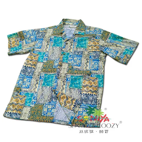 Летняя гавайская рубашка с геометрическим принтом, мужская рубашка с короткими рукавами, модная рубашка с цветочным принтом, гавайская рубашка больших размеров, 2XL 3XL - Цвет: Многоцветный