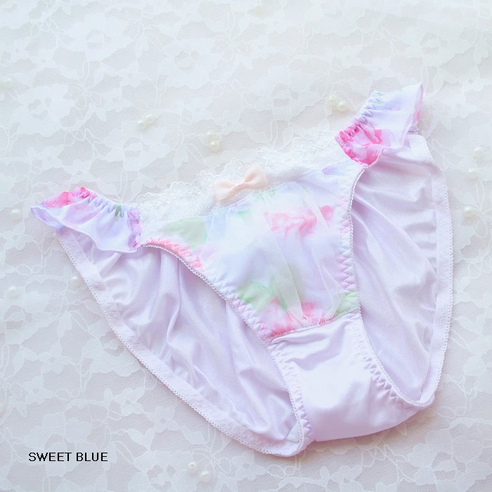 

Japan underwear sweet girl sexy low waist briefs comfortable ropa interior strings satin panties onderbroeken vrouwen fio dental