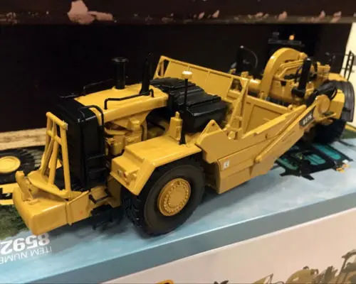 Редкая гусеница Cat 627K колесный трактор-скребок 1/50 бренд Diecast Masters DM#85921