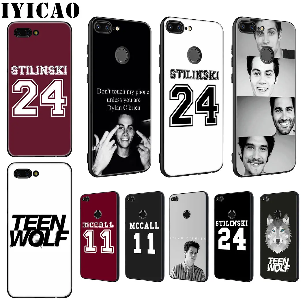 Прочный чехол Teen Wolf Stilinski 24 Данбар 9 мягкий для телефона Huawei Honor 6a 7A 9X20 Pro 7C 7X8 10 Lite 8X 8C