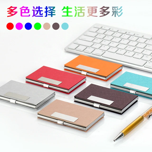 ctfp mens womens business cards box lettering metal custom business card holder 1pcs - Custom Business Card Holder ctfp mens womens business cards box lettering metal custom business card holder 1pcs - Custom Business Card Holder