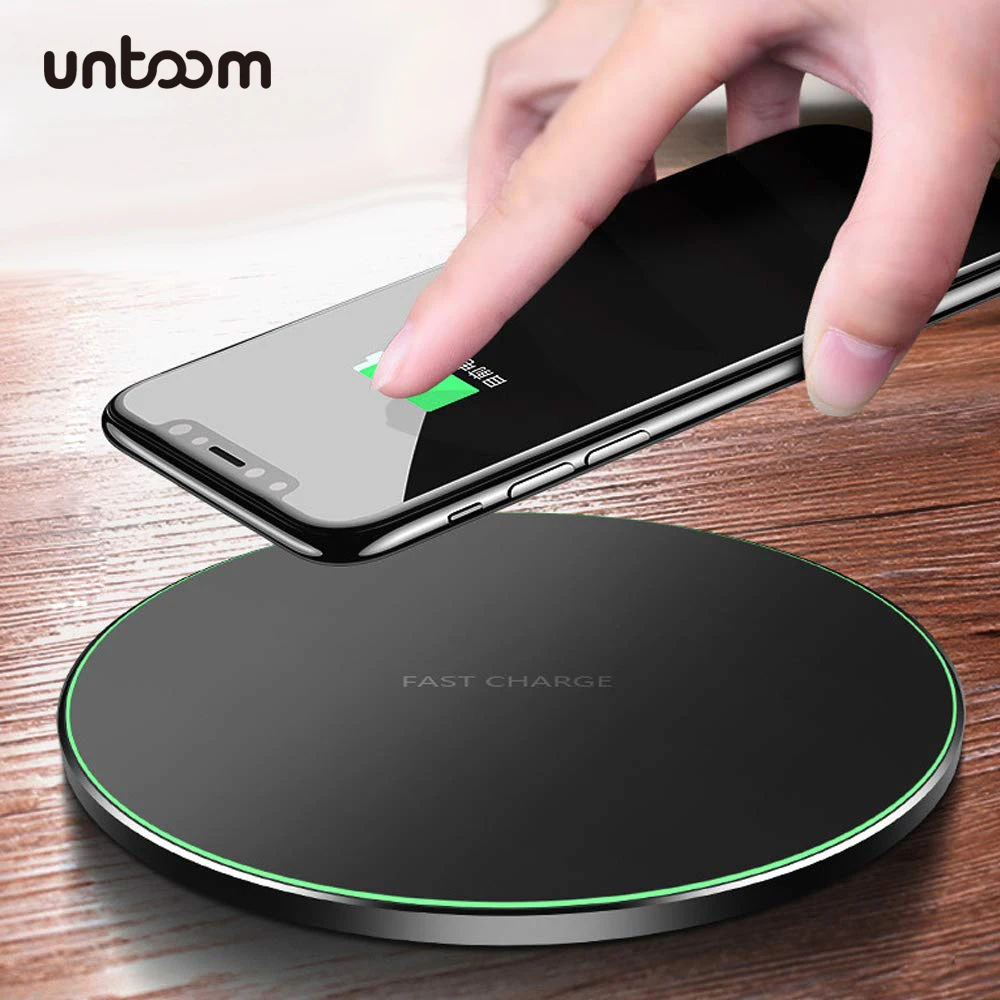 10W Qi Wireless Charger for iPhone Xs Xs Max Xr X 8 8 Plus Fast Wireless Charging Pad for