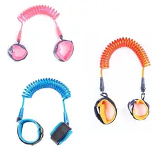 1,5 м регулируемый детский анти-потерянный канат детский ремень безопасности поводок анти-потерянный защитный зажим для запястий Тяговая веревка ремень для малышей и детей постарше