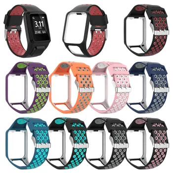 

Replacement Silicone Strap For TomTom Runner 2 / 3 Spark/3 Breathable Band Sport Smart Watch Accessories