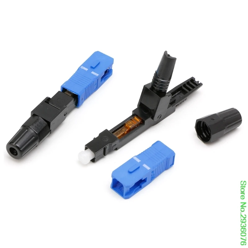 

100PCS SC Optic Fiber Quick Cold FTTH SC Single Mode UPC Fast Connector Drop Ship Support