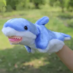 Кэндис Го! Горячая Распродажа милые животные акула плюшевые игрушки ручная кукла ребенка успокоить игрушка рассказывая историю подарок 1