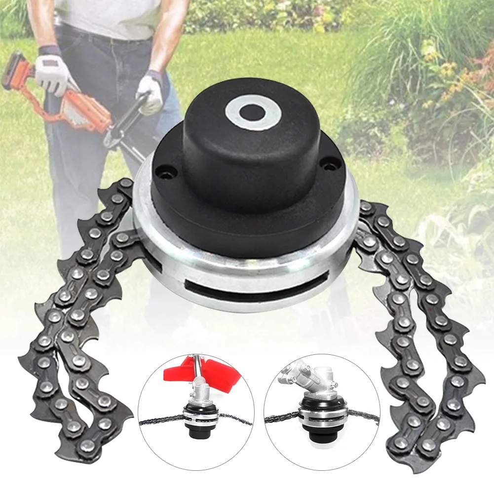 65Mn Garden Grass Trimmer Head Coil Chain Brush Cutter For Lawn Mower LS JA03in Watering Kits