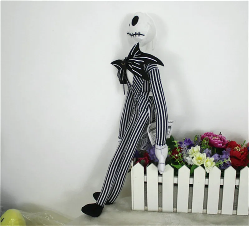 New The Nightmare Before Christmas Santa Clause Jack Skeleton Plush Toys Jack's Girl Friend Sally Pumpkin Halloween Stuffed Dolls Gift  (27)