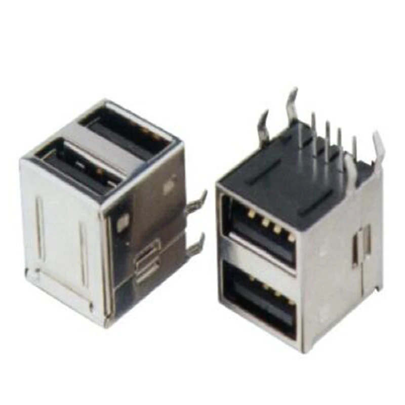 2 шт./лот гнездовой разъем USB типа А до 1 набор G43 для зарядки интерфейса передачи