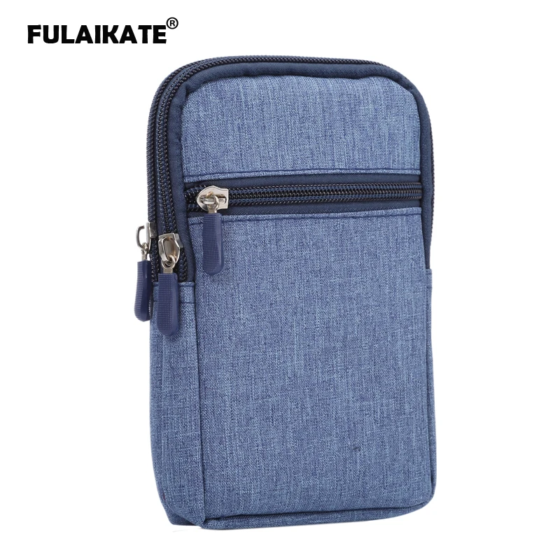 

6.3" Denim Pocket Universal Waist Bag for Apple iPhone6s Plus Holster Case for Samsung Galaxy S7 S6 Edge Plus Note5 Hook Pouch