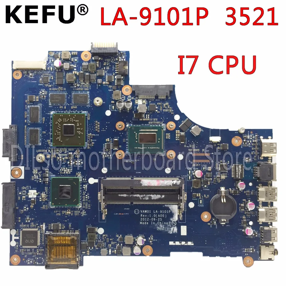 KEFU VW55C 0VW55C VAW01 LA-9101P اللوحة لديل انسبايرون 3521 5521 كمبيوتر محمول اللوحة I7 وحدة المعالجة المركزية PM اختبار اللوحة KEFU VW55C 0VW55C VAW01 LA-9101P اللوحة لديل انسبايرون 3521 5521 كمبيوتر محمول اللوحة I7 وحدة المعالجة المركزية PM اختبار اللوحة
