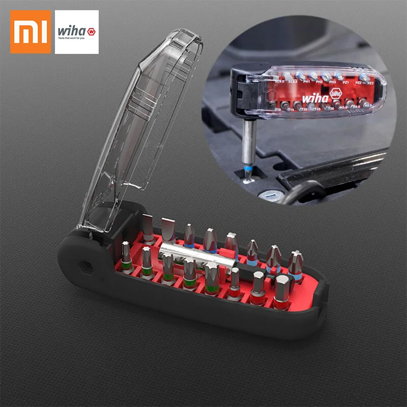 

Xiaomi mijia Wiha Screwdriver Set 17 in 1 Wrench Head Precision Steel DIY Screwdriver Bits Repair Tool kits for men husband boy